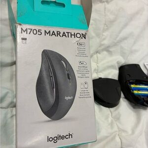 Logitech M705 Marathon Wireless Mouse - Gray